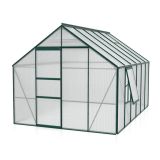 POLIKARBONATNI RASTLINJAK VITAVIA MERIDIAN 1 9900 VP4MM SMARAGDNA 2.6X3.8M