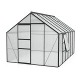 POLIKARBONATNI RASTLINJAK VITAVIA MERIDIAN 1 9900 VP6MM ČRNA 2.6X3.8M