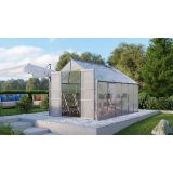 POLIKARBONATNI RASTLINJAK VITAVIA MERIDIAN 2 9900 VP6MM ALU 2.6X3.8M