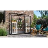 POLIKARBONATNI RASTLINJAK VITAVIA ZIDNI IDA 1300 VP 4MM ČRNA 2X0.7M