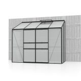 POLIKARBONATNI RASTLINJAK VITAVIA ZIDNI IDA 3300 VP 4MM ČRNA 2.5X1.3M