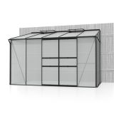 POLIKARBONATNI RASTLINJAK VITAVIA ZIDNI IDA 6500 VP 6MM ČRNA 3.2X2M