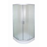 POLKROŽNA KAB. ZA PRHANJE FEROTEHNA PULSE 90R POLKROŽNA +KAD SILVER PR. SATINASTO ST.