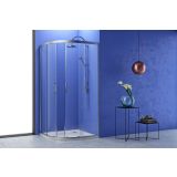 POLKROŽNA KAB. ZA PRHANJE KOLPA SAN TKP 90/K PULSAR SILVER BRILL PR. PROZ. STEK.