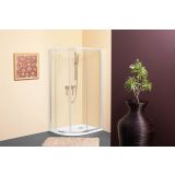 POLKROŽNA KAB. ZA PRHANJE KOLPA SAN TKP 90X120 S/CH SQ LINE SILVER PR. ČINČILA STEK.