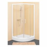 POLKROŽNA KAB.ZA PRHANJE KOLPA SAN TKP 90 S/K Q LINE R550 BELI PR. PROZORNO ST.