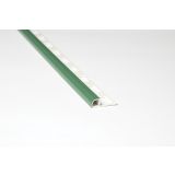 POLKROŽNA LETEV JMK PVC P PROFIL- DOL 2.70M 8MM ZELENA