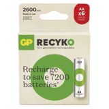 POLNILNI BATER.VLOŽEK GP RECYKO 2600 MAH HR6 (AA) 6KOS