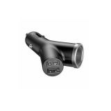 POLNILNIK ZA GSM BASEUS AVTO POLNILEC, 2XUSB BASEUS Y RAZDELILEC ČRN