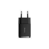 POLNILNIK ZA GSM BASEUS POLNILEC 2 X USB 10.5W, BASEUS COMPACT ČRN