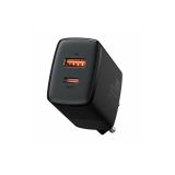 POLNILNIK ZA GSM BASEUS POLNILEC COMP. QUICK 20W BASEUS USB+USB-C, ČRN