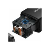 POLNILNIK ZA GSM BASEUS POLNILEC COMP. QUICK 20W BASEUS USB+USB-C, ČRN