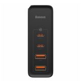 POLNILNIK ZA GSM BASEUS POLNILEC GAN2 PRO 100W BASEUS 2XUSB,2XUSB-C, ČRN