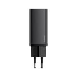 POLNILNIK ZA GSM BASEUS POLNILEC GAN2 USB-C 65W BASEUS ČRN
