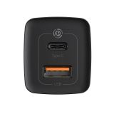 POLNILNIK ZA GSM BASEUS POLNILEC GAN2 USB-C 65W BASEUS ČRN