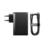 POLNILNIK ZA GSM BASEUS POLNILEC GAN5 PRO 140W BASEUS 2XUSBC+USB ČRN