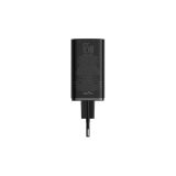 POLNILNIK ZA GSM BASEUS POLNILEC GAN6 PRO 65W BASEUS 2XUSB-C/USB, ČRN