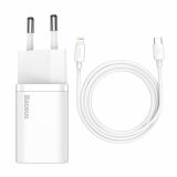 POLNILNIK ZA GSM BASEUS POLNILEC USB-C QUICK 20W BASEUS, LIGHTNING, BEL