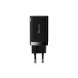 POLNILNIK ZA GSM BASEUS POLNILEC USB/USB-C 30W BASEUS SI PRO QUICK, ČRN
