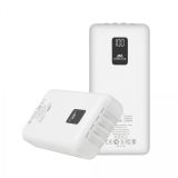 POLNILNIK ZA GSM RIVACASE PRENOSNA BATERIJA S KABLI 20000 MAH BELA