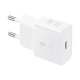 POLNILNIK ZA GSM SAMSUNG ADAPTER+KABEL USB-C/USB-C HITRI 25W WHITE
