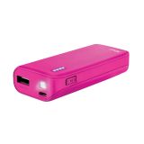 POLNILNIK ZA GSM TRUST POWER BANK 4400 NEON ROZA