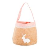 VELIKONOČNI PROGRAM GLOSSTYLE KOŠARA ROZA FI. 20 CM 31 CM VIŠINE TEKSTILNA