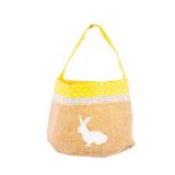 VELIKONOČNI PROGRAM GLOSSTYLE KOŠARA RUMENA FI. 20 CM 30 CM VIŠINE TEKSTILNA