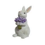 POMLADNA FIGURA DECORIS ZAJČEK S ŠOPKOM ROŽ