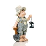 POMLADNA FIGURA GLOSSTYLE DEČEK 52 CM Z LANTERNO