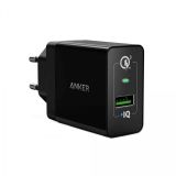 POLNILNIK ZA GSM ANKER POWERPORT+1 QC 3.0 ČRN