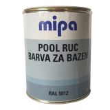 BARVA ZA BAZEN MIPA POOL RUC 0.75L RAL.: 5012 BAZENSKO MODRA