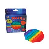 DRUŽABNE IGRE POP IT FIDGET MAVRIČNI, SORTIRANO