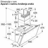 POŠEVNA STENSKA NAPA BOSCH DWK91LT60