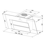 POŠEVNA STENSKA NAPA FRANKE FMA 805 KB LED