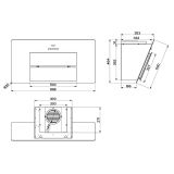 POŠEVNA STENSKA NAPA FRANKE FMA 805 KB LED