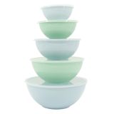 POSODA ZA PRIPRAVO HRANE FACKELMANN SET POSOD ZA MEŠANJE S POKROVI 5 KOSOV