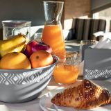 POSODA ZA PRIPRAVO HRANE STEFANPLAST SET SKLED S POKROVI 3/1 BELA SIVA