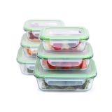 POSODA ZA SHRANJEVANJE ALPINA KOMPLET POSOD 6X STEKLO