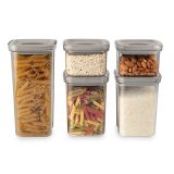 POSODA ZA SHRANJEVANJE BERLINGER HAUS 5 DELNI SET ZA VAKUMSKO SHRANJEVANJE KREM BARVE