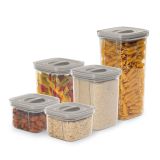 POSODA ZA SHRANJEVANJE BERLINGER HAUS 5 DELNI SET ZA VAKUMSKO SHRANJEVANJE KREM BARVE