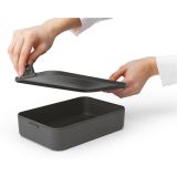 POSODA ZA SHRANJEVANJE BRABANTIA MAKE&TAKE VELIKA SIVA