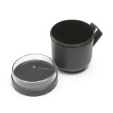 POSODA ZA SHRANJEVANJE BRABANTIA MAKE&TAKE ZA JUHO 0.6L TEMNO SIVA