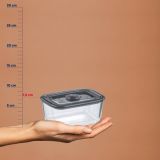 POSODA ZA SHRANJEVANJE KELA 0.75 LIT AURELIA STEKLENA PROZIRNA