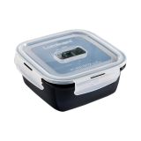 POSODA ZA SHRANJEVANJE LUMINARC BLACK BOX STEKLENA 760 ML ČRNA V1474