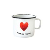 POSODA ZA TOPLE NAPITKE CUCKOO CUPS EMAJLIRAN LONČEK 8 CM, 0.37 L HVALA KER TE IMAM