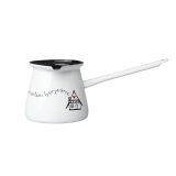 POSODA ZA TOPLE NAPITKE CUCKOO CUPS EMAJLIRANA DŽEZVA 11 CM, 0.70 L SRČEN DOM