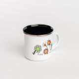 POSODA ZA TOPLE NAPITKE ENAMELIE LONČEK 8 CM - 0.35 L NEŽA 2