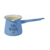 POSODA ZA TOPLE NAPITKE METALAC DŽEZVA 11 CM 0.7 L COFFEE MODRA