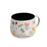 POSODA ZA TOPLE NAPITKE ENAMELIE SKODELICA NEJA 10 CM 0.5L TREBUŠASTA